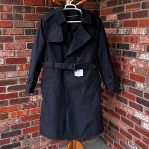 GARRISON BLACK TRENCH COAT SIZE 4…